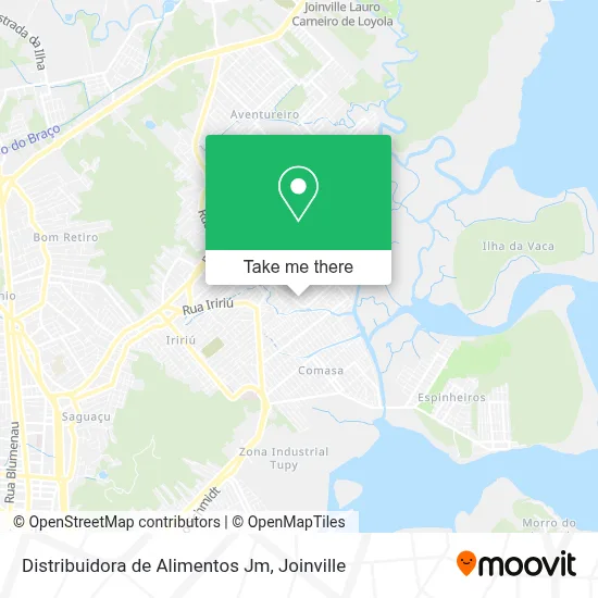 Distribuidora de Alimentos Jm map