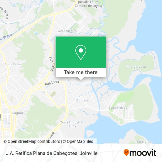 J.A. Retifica Plana de Cabeçotes map
