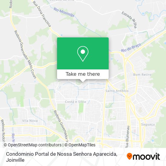 Mapa Condominio Portal de Nossa Senhora Aparecida