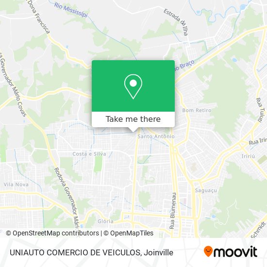 Mapa UNIAUTO COMERCIO DE VEICULOS