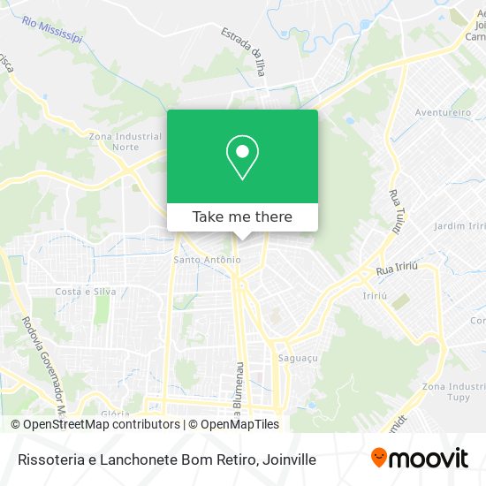 Rissoteria e Lanchonete Bom Retiro map