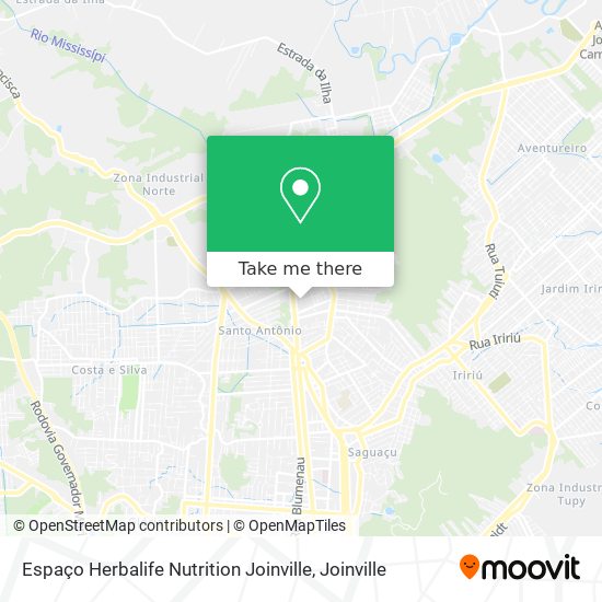 Espaço Herbalife Nutrition Joinville map