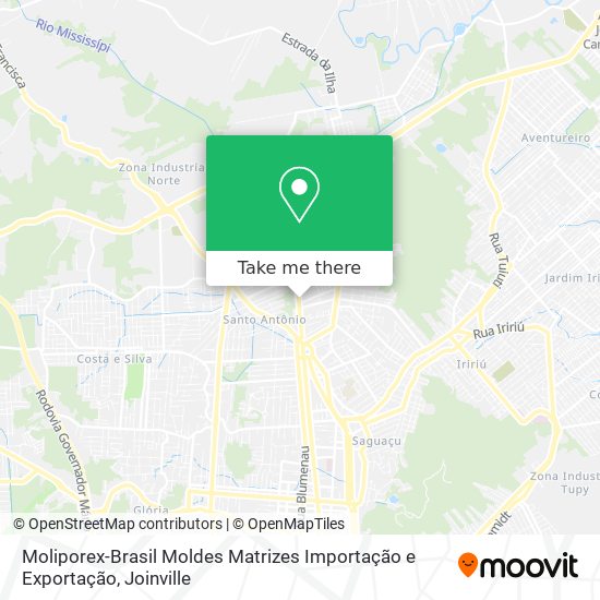 Moliporex-Brasil Moldes Matrizes Importação e Exportação map