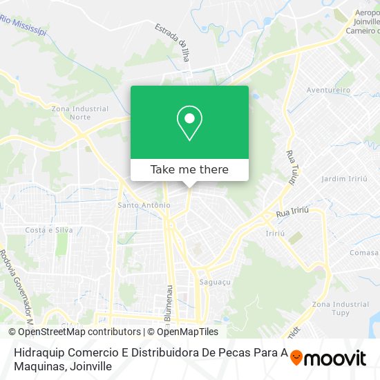 Hidraquip Comercio E Distribuidora De Pecas Para A Maquinas map