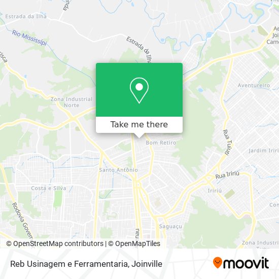 Reb Usinagem e Ferramentaria map