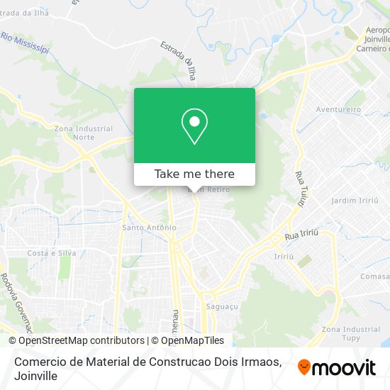 Comercio de Material de Construcao Dois Irmaos map