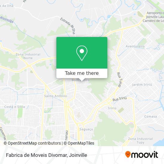 Fabrica de Moveis Divomar map