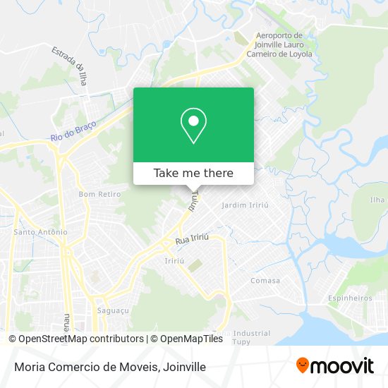 Moria Comercio de Moveis map