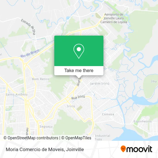 Moria Comercio de Moveis map