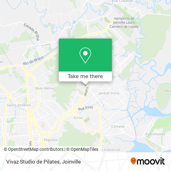 Vivaz Studio de Pilates map
