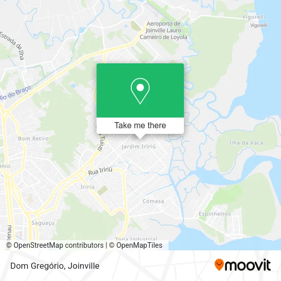 Dom Gregório map