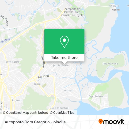 Mapa Autoposto Dom Gregório