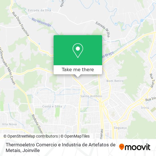 Thermoeletro Comercio e Industria de Artefatos de Metais map
