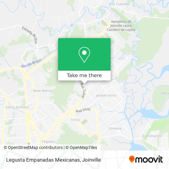 Legusta Empanadas Mexicanas map
