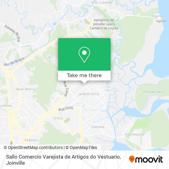 Sallo Comercio Varejista de Artigos do Vestuario map