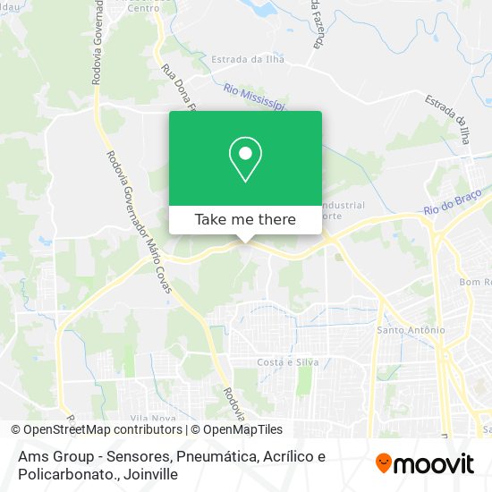 Ams Group - Sensores, Pneumática, Acrílico e Policarbonato. map