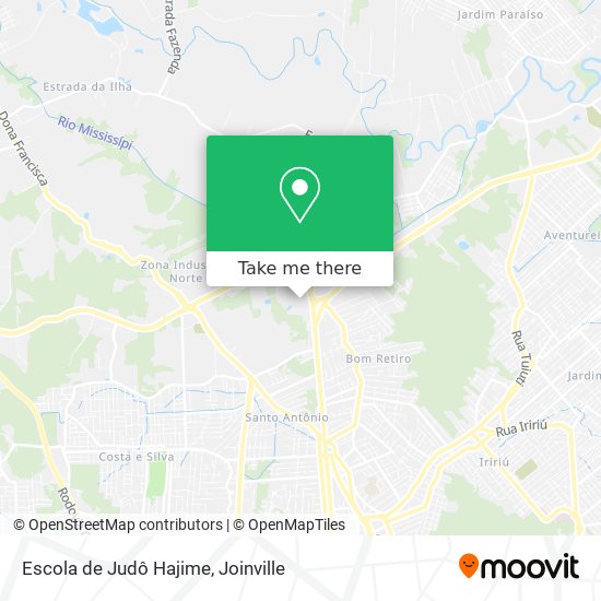 Escola de Judô Hajime map