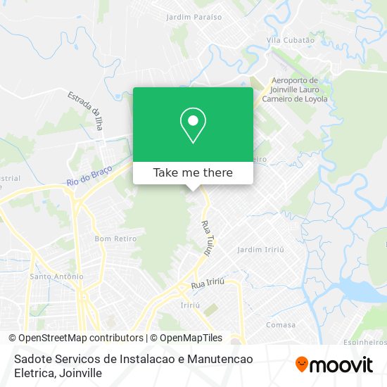 Mapa Sadote Servicos de Instalacao e Manutencao Eletrica