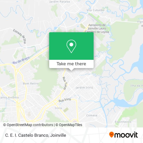 C. E. I. Castelo Branco map