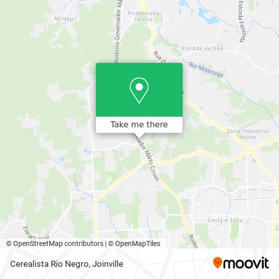 Cerealista Rio Negro map