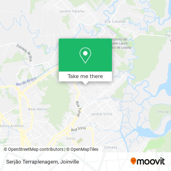 Serjão Terraplenagem map