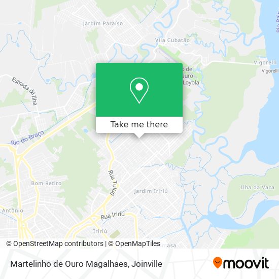 Martelinho de Ouro Magalhaes map