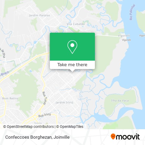 Confeccoes Borghezan map