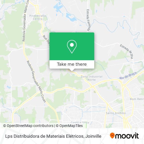 Lps Distribuidora de Materiais Elétricos map