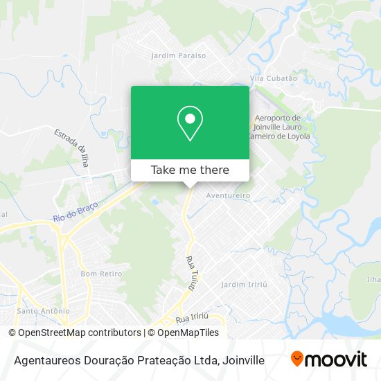 Agentaureos Douração Prateação Ltda map