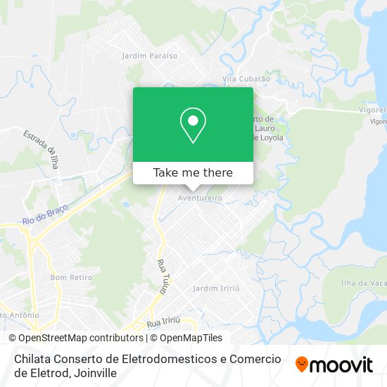 Chilata Conserto de Eletrodomesticos e Comercio de Eletrod map