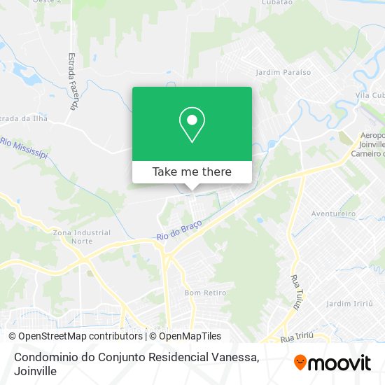 Condominio do Conjunto Residencial Vanessa map
