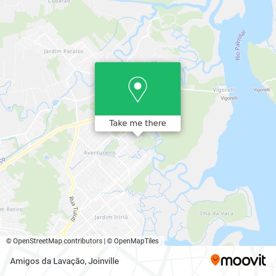 Amigos da Lavação map