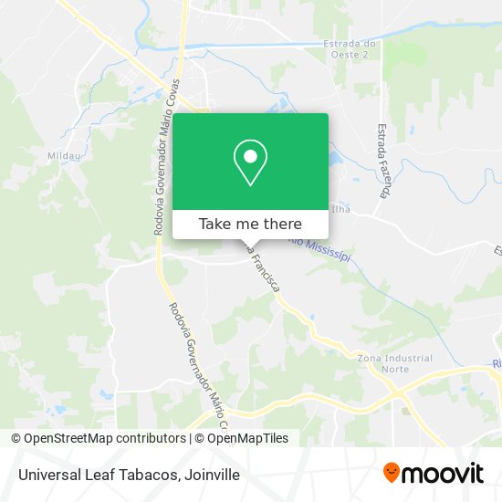 Universal Leaf Tabacos map