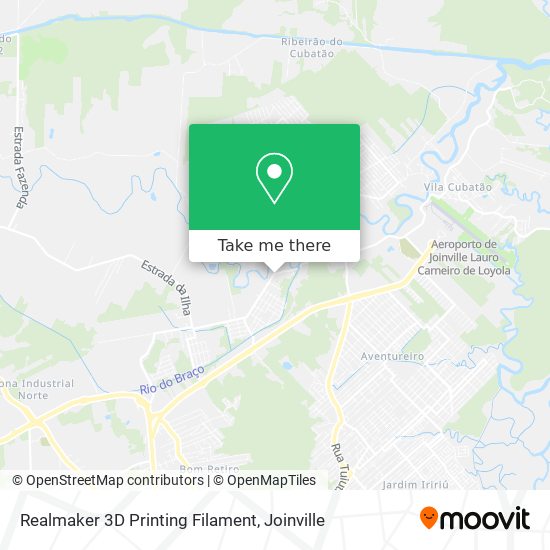 Realmaker 3D Printing Filament map