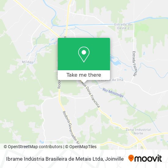 Ibrame Indústria Brasileira de Metais Ltda map
