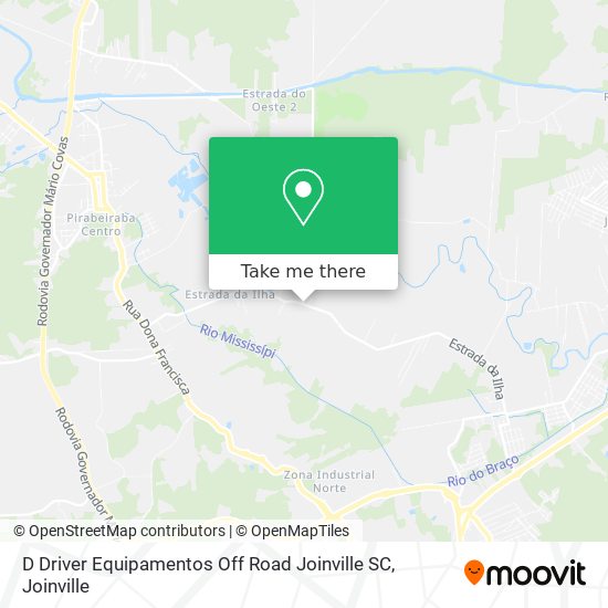 D Driver Equipamentos Off Road Joinville SC map