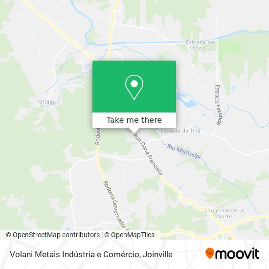 Volani Metais Indústria e Comércio map
