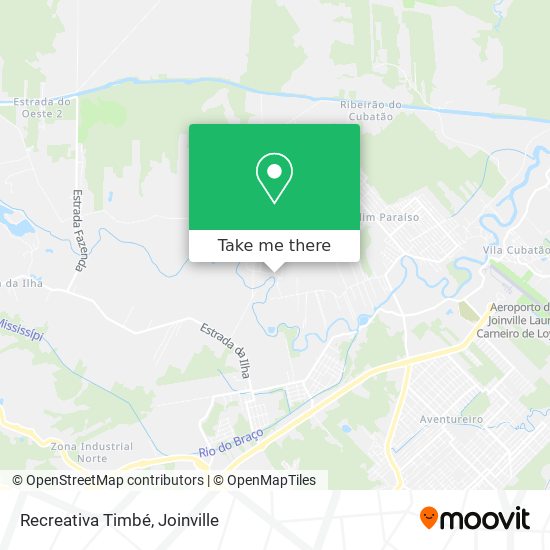 Recreativa Timbé map