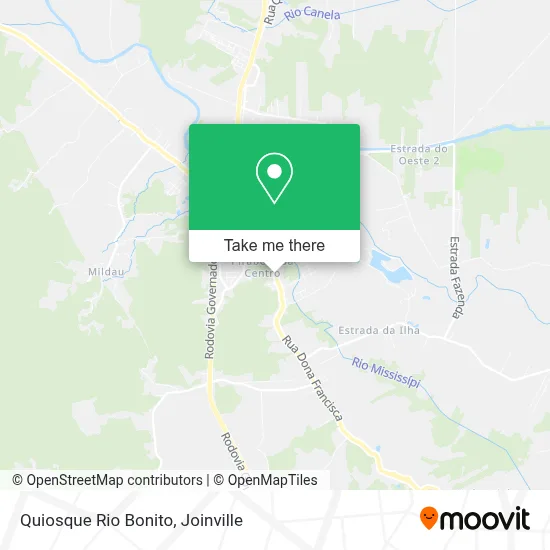 Quiosque Rio Bonito map