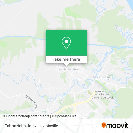 Tabonzinho Joinville map