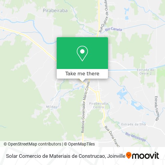 Solar Comercio de Materiais de Construcao map