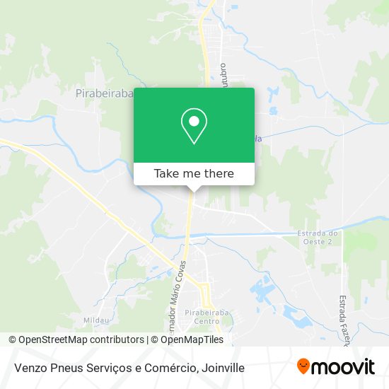 Venzo Pneus Serviços e Comércio map