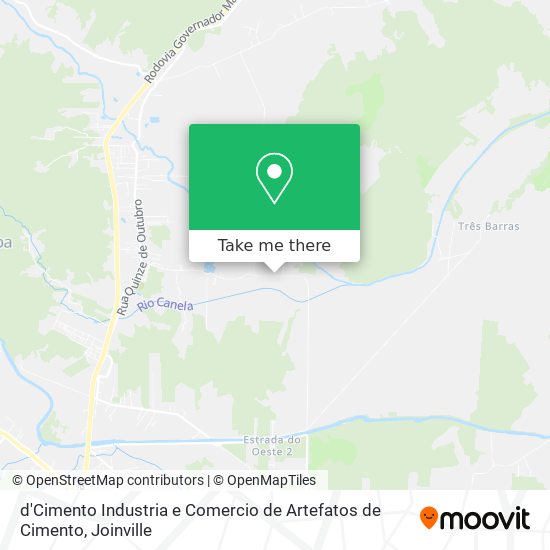 d'Cimento Industria e Comercio de Artefatos de Cimento map