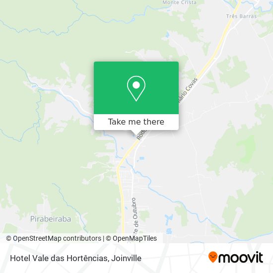 Hotel Vale das Hortências map