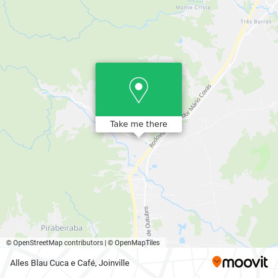 Alles Blau Cuca e Café map