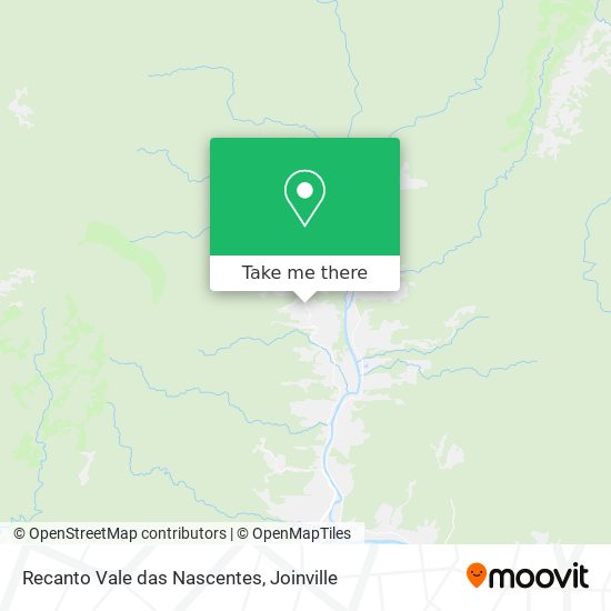 Recanto Vale das Nascentes map