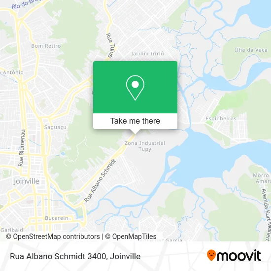 Rua Albano Schmidt 3400 map
