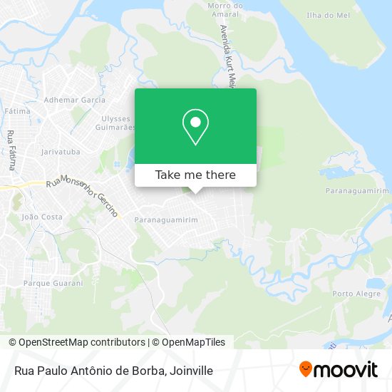 Rua Paulo Antônio de Borba map