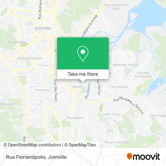 Rua Florianópolis map