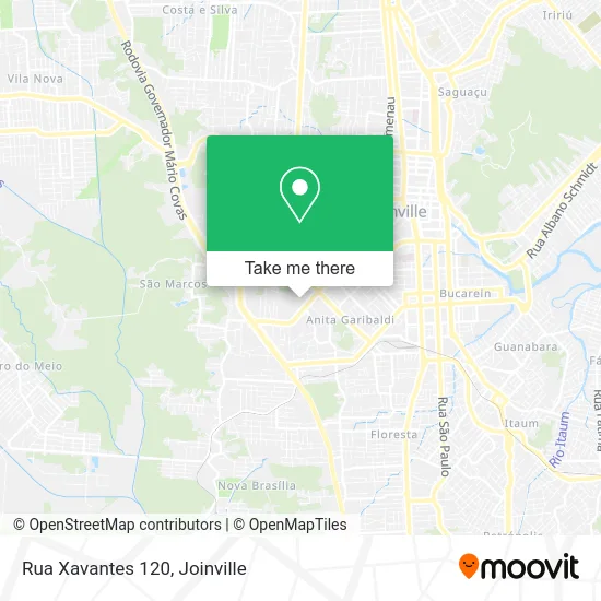 Rua Xavantes 120 map